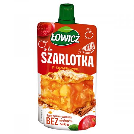 Deser ryżowo-owocowy a’la szarlotka z cynamonem 100 g Łowicz