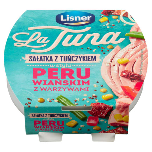 Sałatka z tuńczykiem w stylu peruwiańskim 160g Lisner