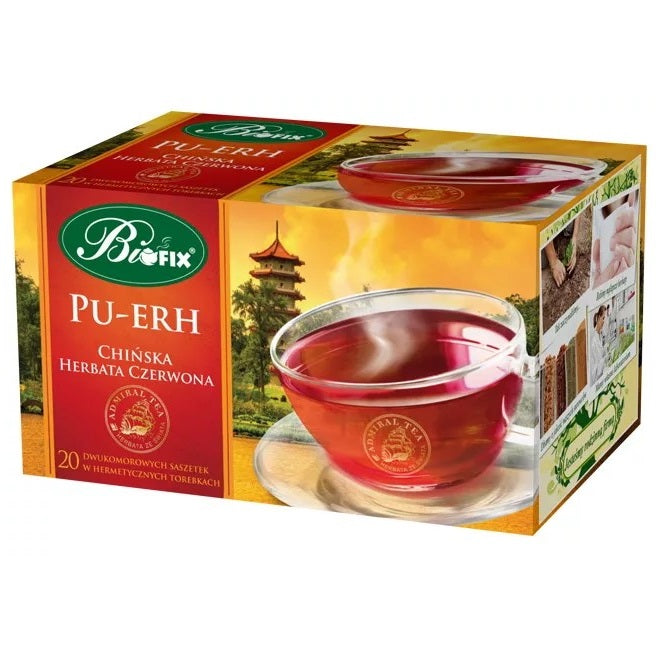 Herbata czerwona Admiral Tea Pu-Erh Chińska 40g Bifix